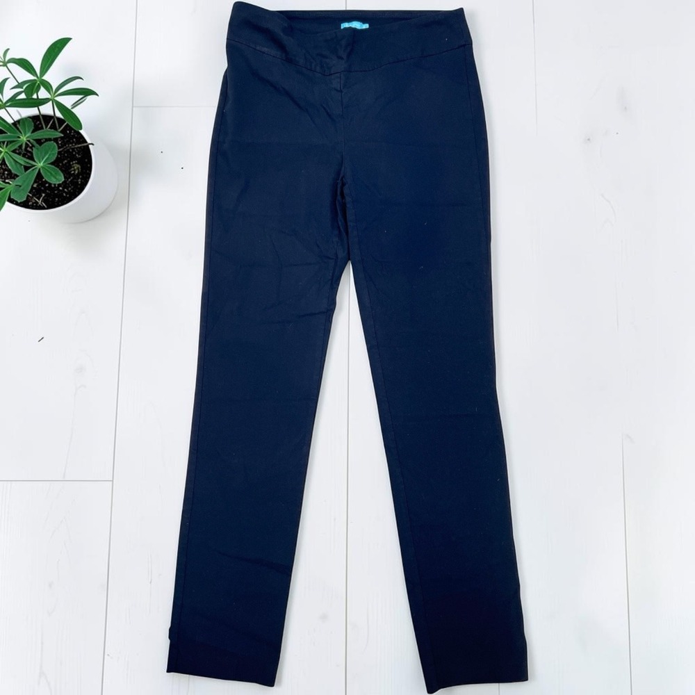 J. McLaughlin Navy‎ Pull On Pants 8 Quiet Luxury Office Career Minimalist